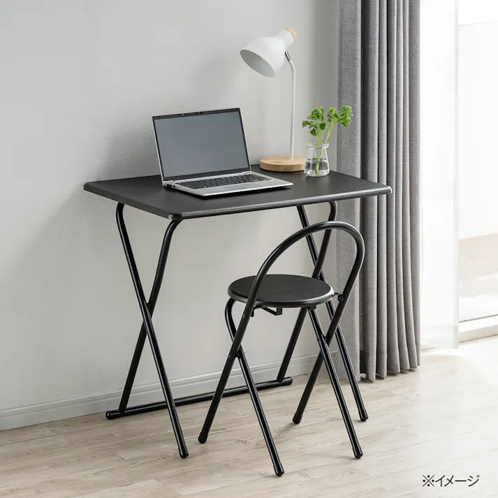 デスク&チェアセット ブラウン A3