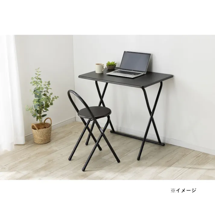 デスク&チェアセット ブラウン A3