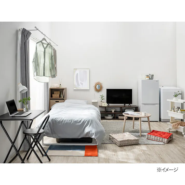 デスク&チェアセット ブラウン A3