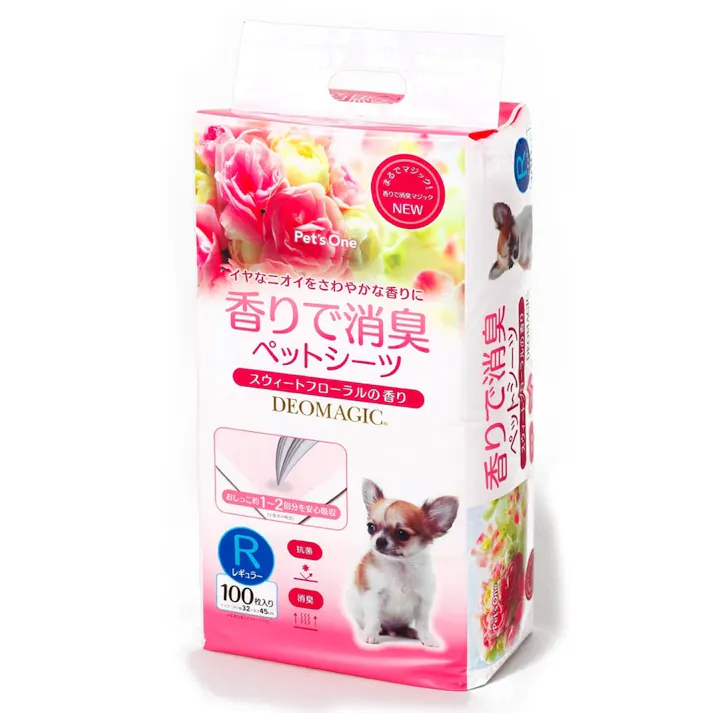 香りで消臭ペットシーツ スィートフローラル 10(販売終了)