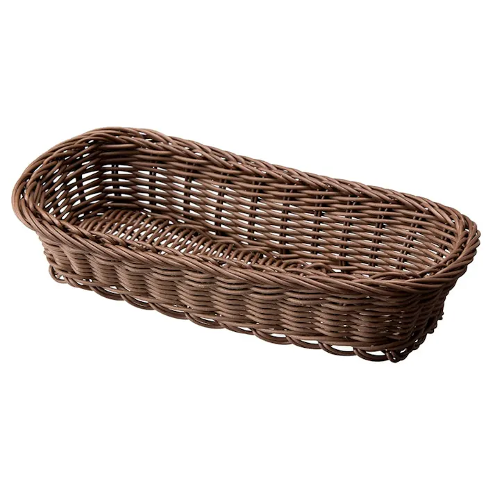 洗えるカトラリーバスケット ブラウン