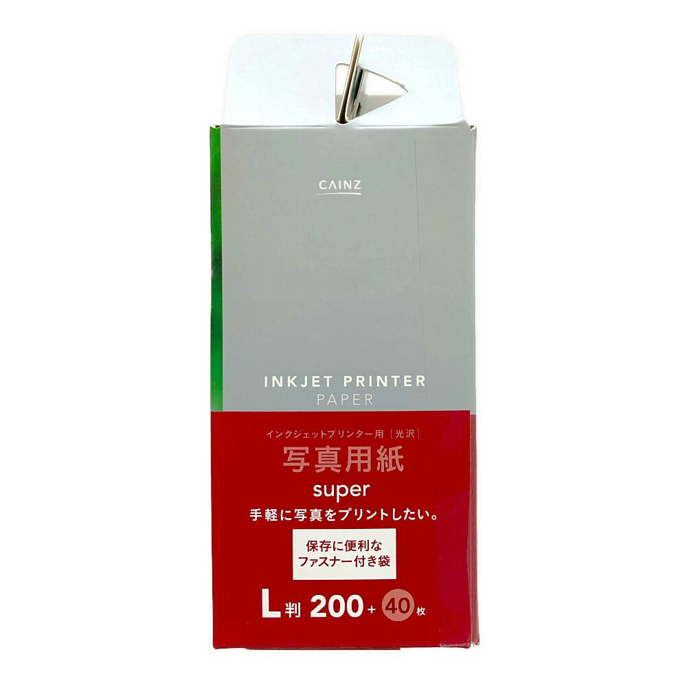 【まあり】 写真Lサイズ 写真用紙Super L判 240枚 | 文房具・事務用品 通販