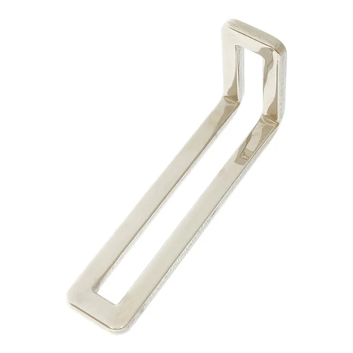 ミニ金具L型 ニッケルめっき 3×6cm