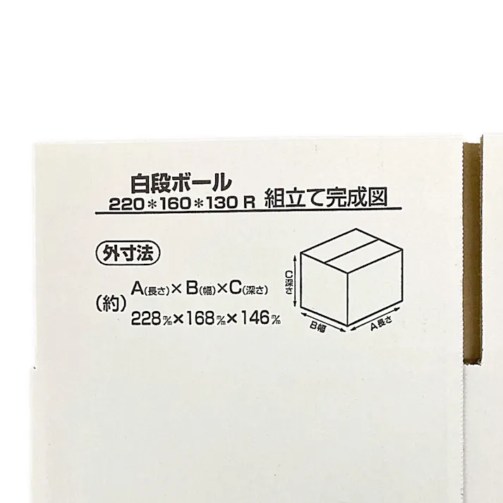 カインズ 白ダンボール 220×160×130