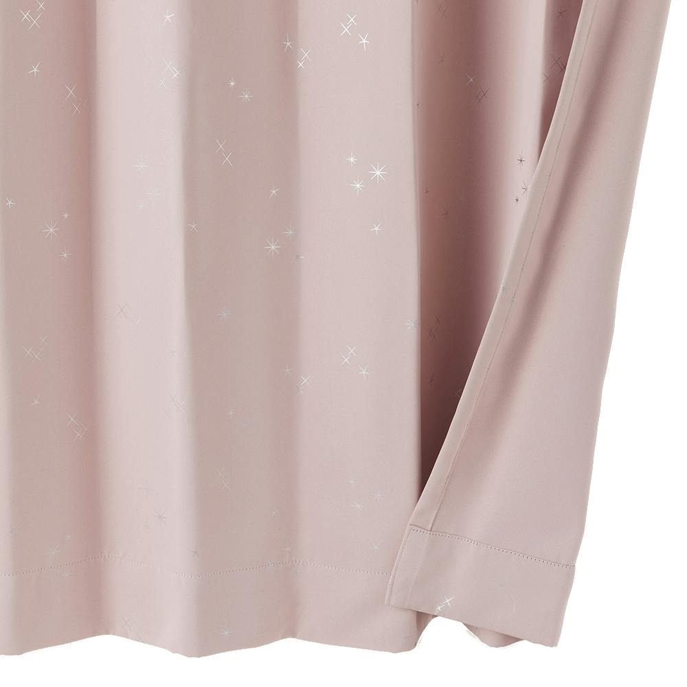 遮光カーテン サーチ ピンク 100×178cm 2枚組 | カーテン・カーテン 