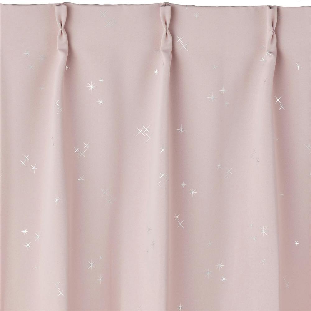 遮光カーテン サーチ ピンク 100×178cm 2枚組 | カーテン・カーテン 