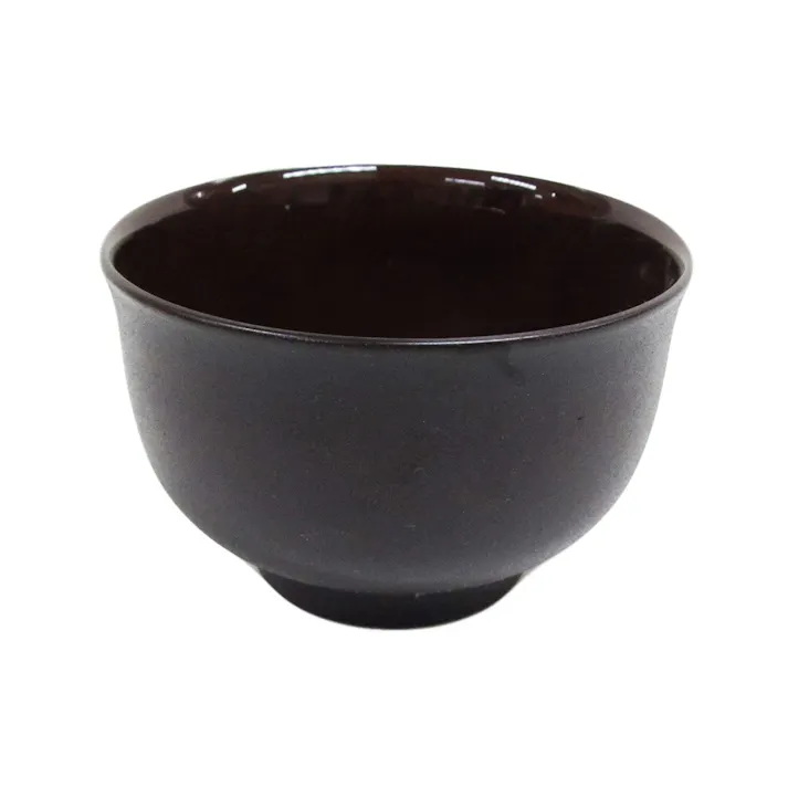 割れにくい軽量椀 200ml 茶