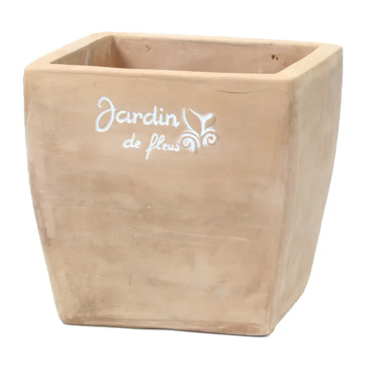 カインズ テラコッタスクエアポット ブラウン M