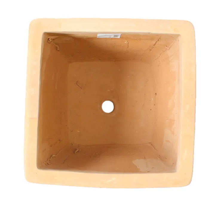 カインズ テラコッタスクエアポット ブラウン M