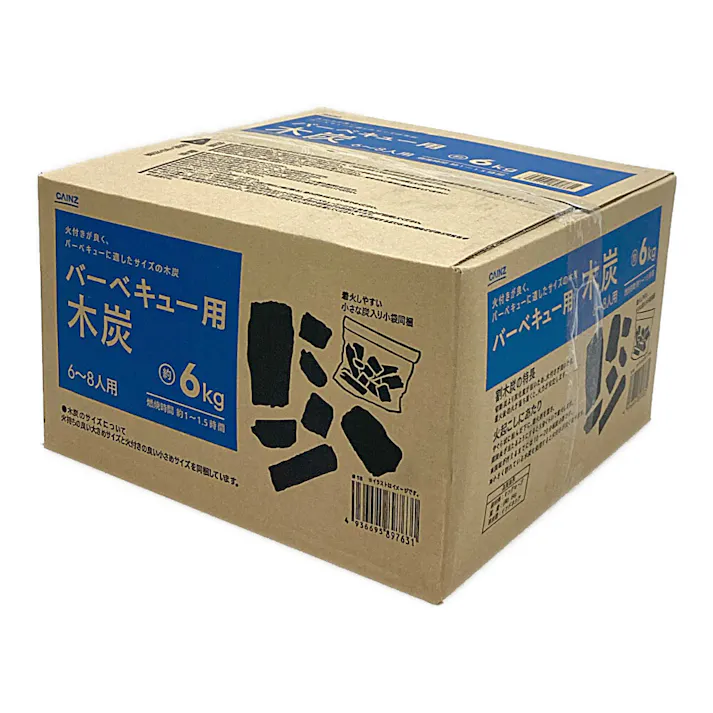 カインズ バーベキュー用木炭 6kg 6~8人用