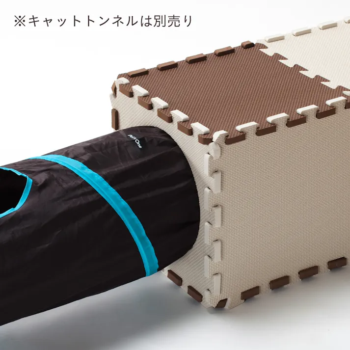 キャットキューブ 10枚組 ブラウン