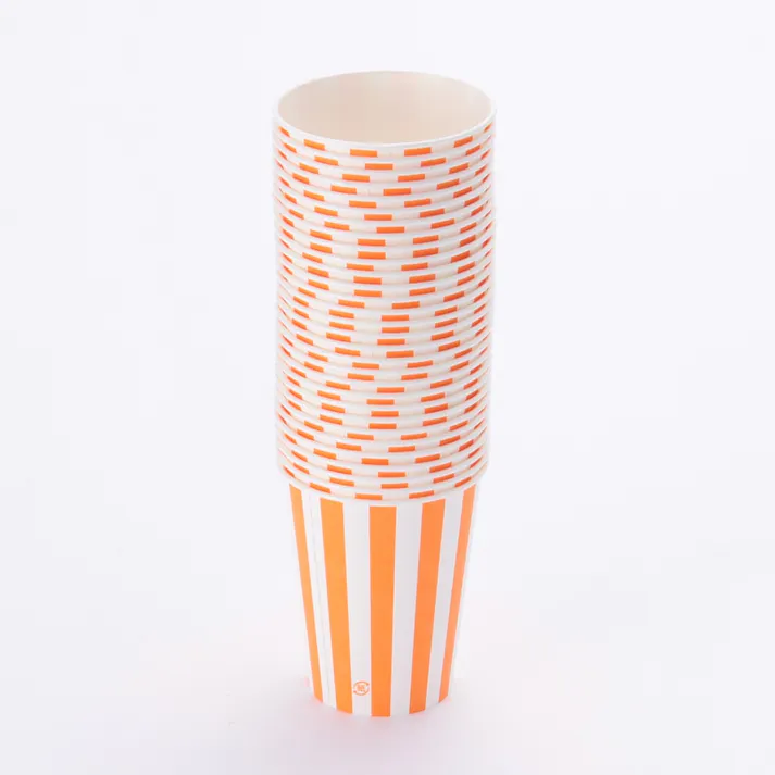 紙コップ ストライプ 275ml×30P