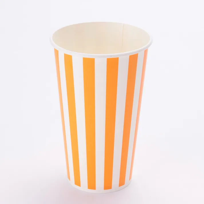 紙コップ ストライプ 545ml×25P