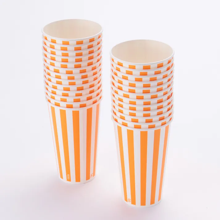 紙コップ ストライプ 545ml×25P