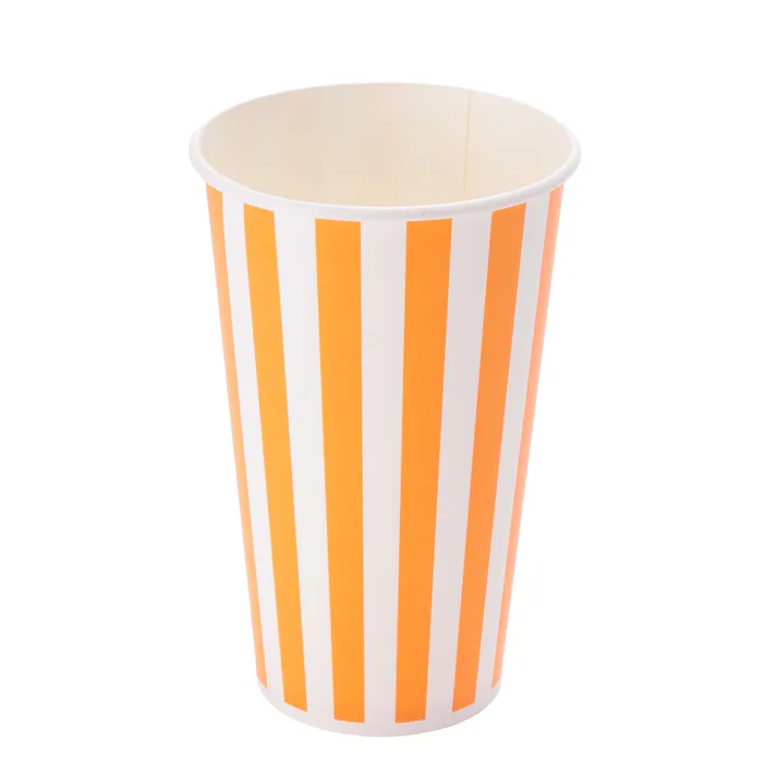 紙コップ ストライプ 545ml×25P