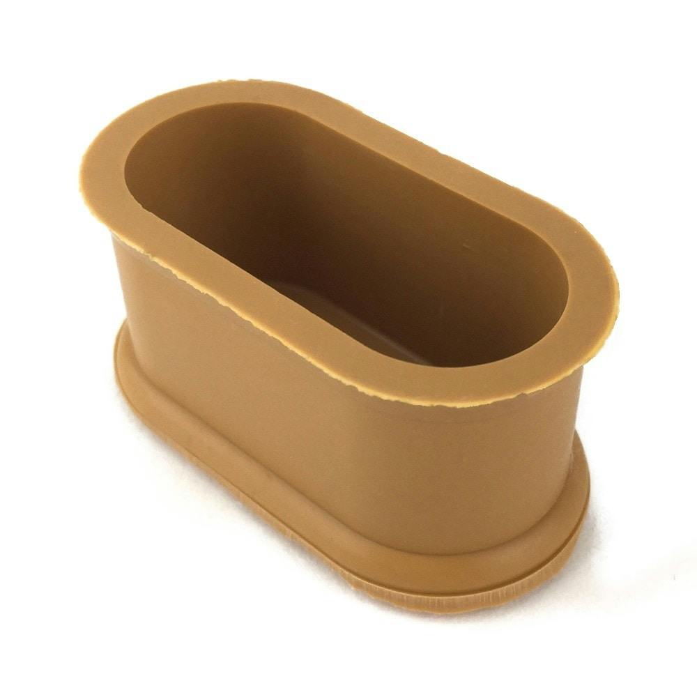 椅子足ゴム 小判 茶大 20×66mm 家具用シート 椅子足ゴム 小判 茶大 20×66mm 家具用シート