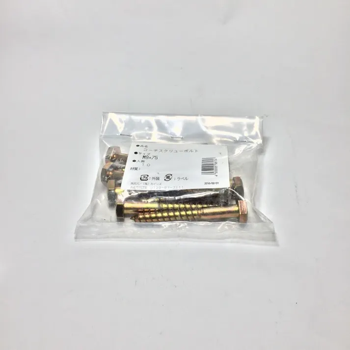コーチスクリューボルトM9 75 10P