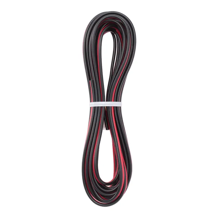 カット電線 VFF 0.75 赤/黒 5m