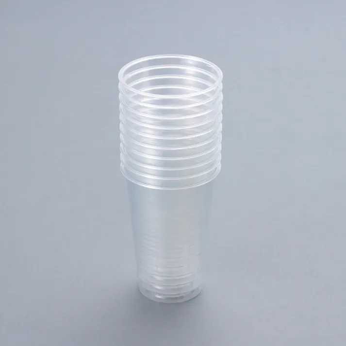 プラスチックカップ ムジ 400ml×10個