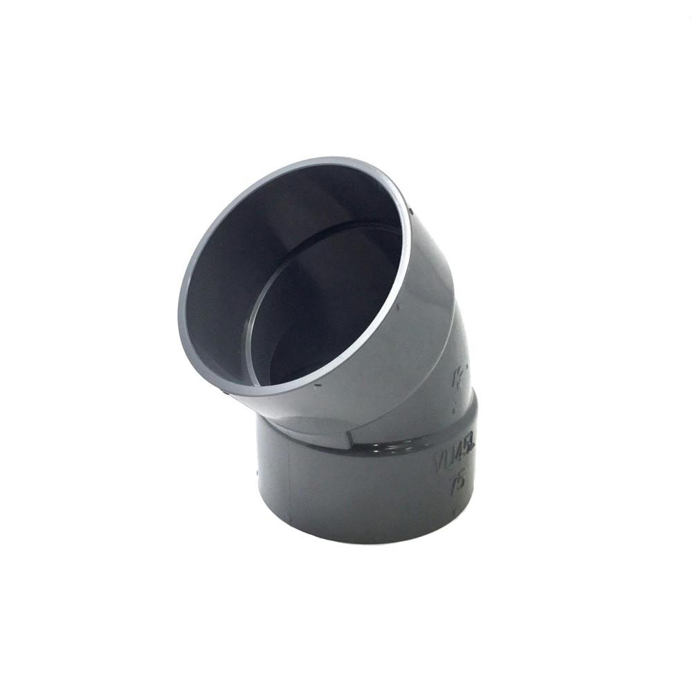 VU45度エルボ 75MM 塩ビ給水管 VU45度エルボ 75MM 塩ビ給水管