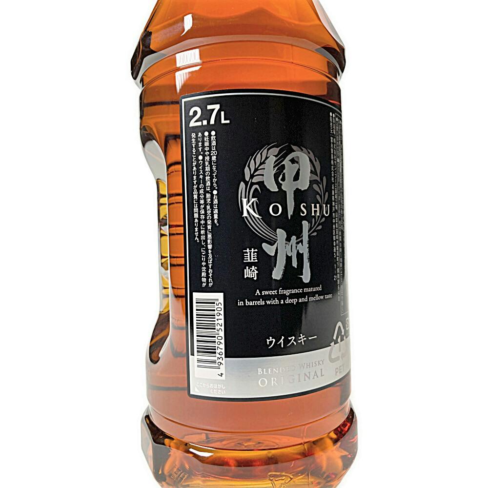 富永貿易 ウイスキー 甲州韮崎 オリジナル 4L 1箱（4本入）  kaisei