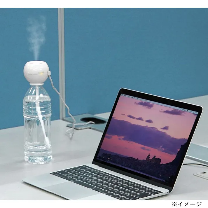 トップランド ペットボトル加湿器 オーブ ホワイト SH-OR30