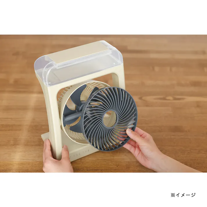 トップランド コードレス ミストFAN サンドベージュ SF-DFM10 SB