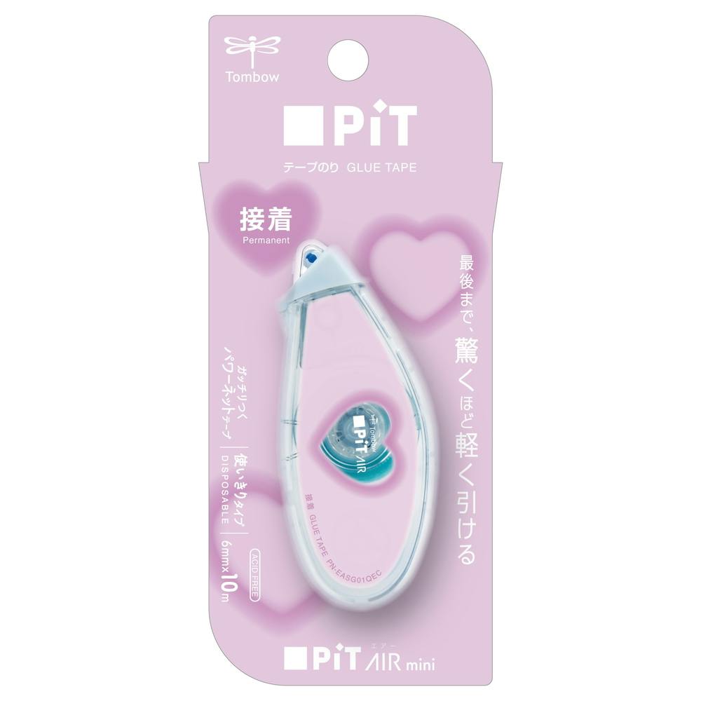 トンボ鉛筆 PiT テープのり ピットエアーミニ 6mm ピンク のり・テープのり トンボ鉛筆 PiT テープのり ピットエアーミニ 6mm ピンク のり・テープのり
