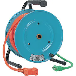 【CAINZ-DASH】日動工業 電工ドラム びっくリール アースなし 30m RSA-30S【別送品】