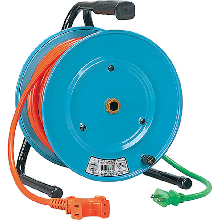 【CAINZ-DASH】日動工業 電工ドラム びっくリール アースなし 30m RSA-30S【別送品】