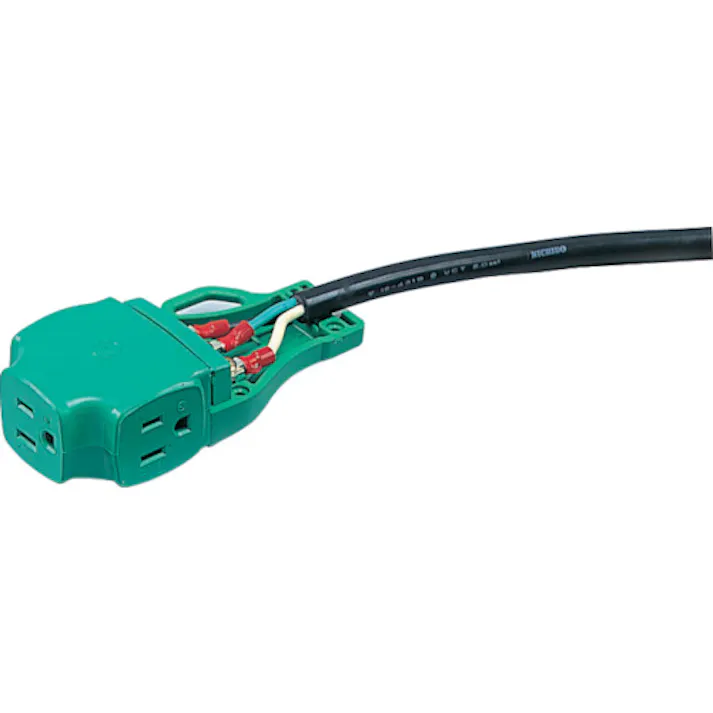 【CAINZ-DASH】日動工業 三つ口コンセントボデコン MT-1E【別送品】