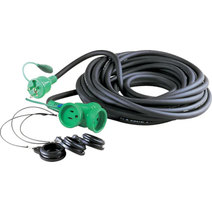 【CAINZ-DASH】日動工業 アース付防雨型延長コード10m PPTW-10E【別送品】