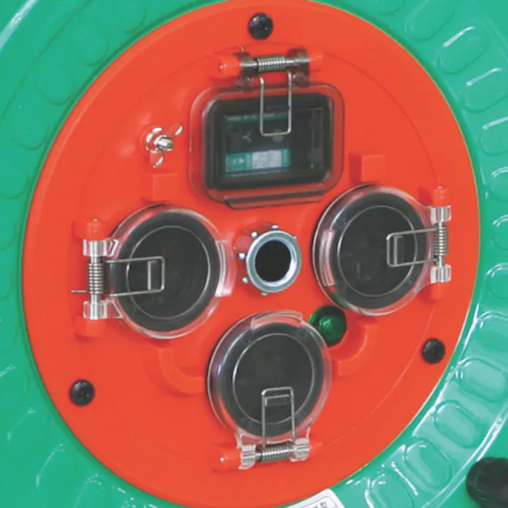 【CAINZ-DASH】日動工業 電工ドラム 屋外型 漏電保護専用ブレーカ付 極太電線 30m NW-EB33F【別送品】