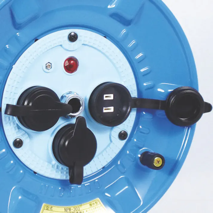 【CAINZ-DASH】日動工業 電工ドラム 屋外型 アースなし 20m NPW-203【別送品】