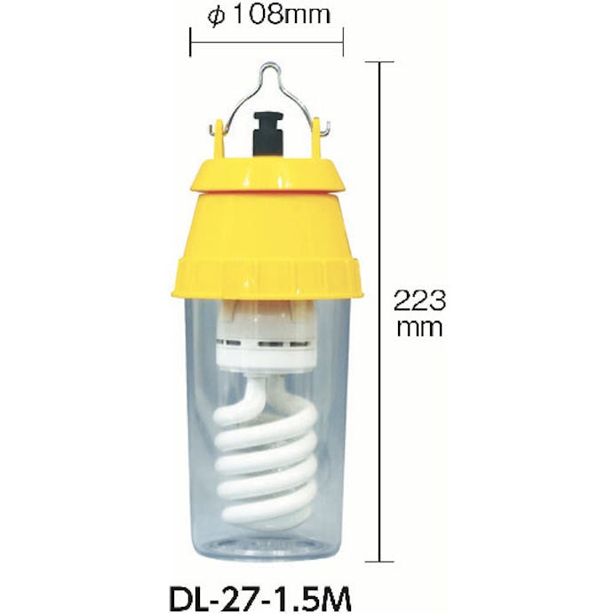 【CAINZ-DASH】日動工業 蛍光灯交換球　トルネードバルブ　１００Ｖ２７Ｗ F27W-T【別送品】