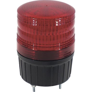 【CAINZ-DASH】日動工業 小型ＬＥＤ回転灯　ＬＥＤフラッシャーランタン９０　１００Ｖ　赤 NLA-90R-100【別送品】
