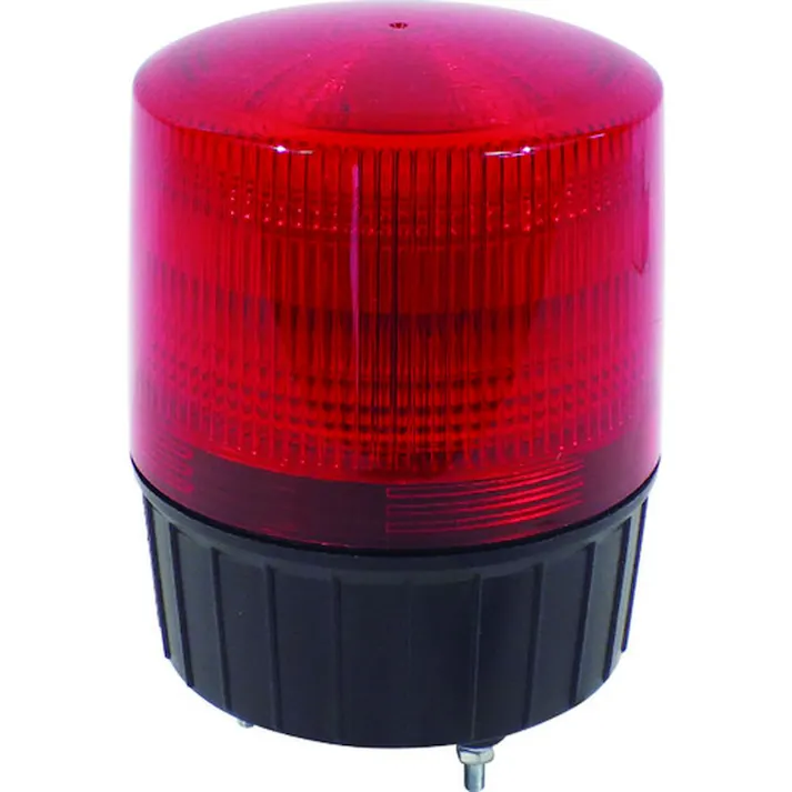 NICHIDO 大型LED回転灯 LEDフラッシャーランタン120 100V 赤 NLA-120R-100