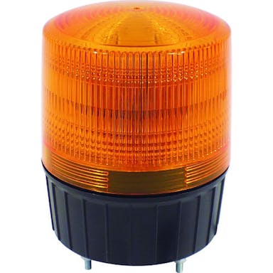 【CAINZ-DASH】日動工業 大型ＬＥＤ回転灯　ＬＥＤフラッシャーランタン１２０　１００Ｖ　黄【別送品】