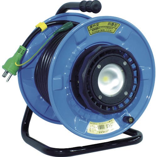 CAINZ-DASH】日動工業 電工ドラム 防雨防塵型ＬＥＤライトリール（照明