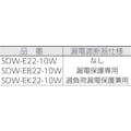 【CAINZ-DASH】日動工業 電工ドラム　防雨防塵型ＬＥＤライトリール（照明付ドラム）　２０ｍ SDW-E22-10W【別送品】