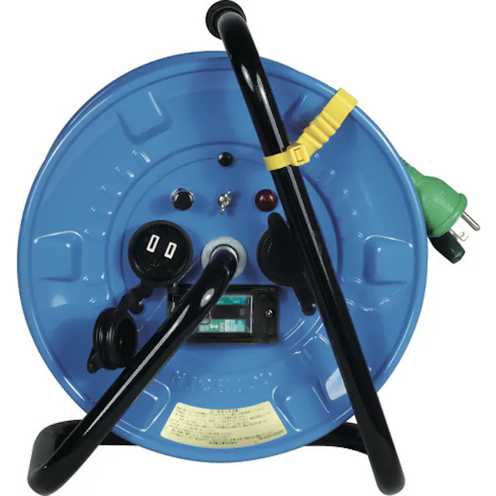 【CAINZ-DASH】日動工業 電工ドラム 防雨防塵型LEDライトリール(照明付ドラム) 漏電保護専用 20m SDW-EB22-10W【別送品】