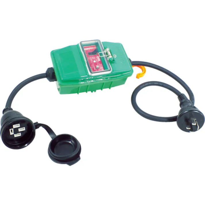 【CAINZ-DASH】日動工業 三相200V防雨延長ブレーカ 過負荷漏電保護兼用 2BW-EK2-20A【別送品】