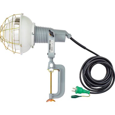 【CAINZ-DASH】日動工業 レフ球投光器　１００Ｖ　５００Ｗ　５ｍ　アース付 AF-E505 100V【別送品】