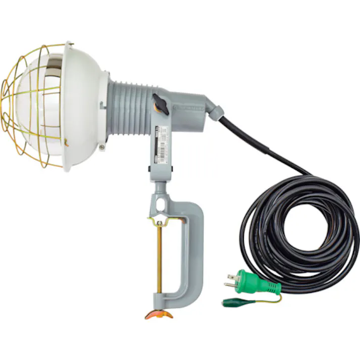 【CAINZ-DASH】日動工業 レフ球投光器 100V 500W 10m アース付 AF-E510 100V【別送品】