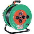 【CAINZ-DASH】日動工業 電工ドラム　屋外型　過負荷漏電保護兼用ブレーカ付　２ＰＮＣＴ極太電線　３０ｍ NW-EK33FPN【別送品】
