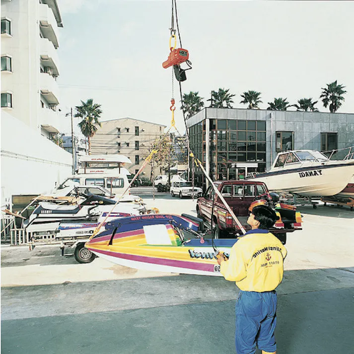 【CAINZ-DASH】象印チェンブロック α型電気チェーンブロック・490kg・6m・単相100V (αS-049 6m) AS-K4960【別送品】