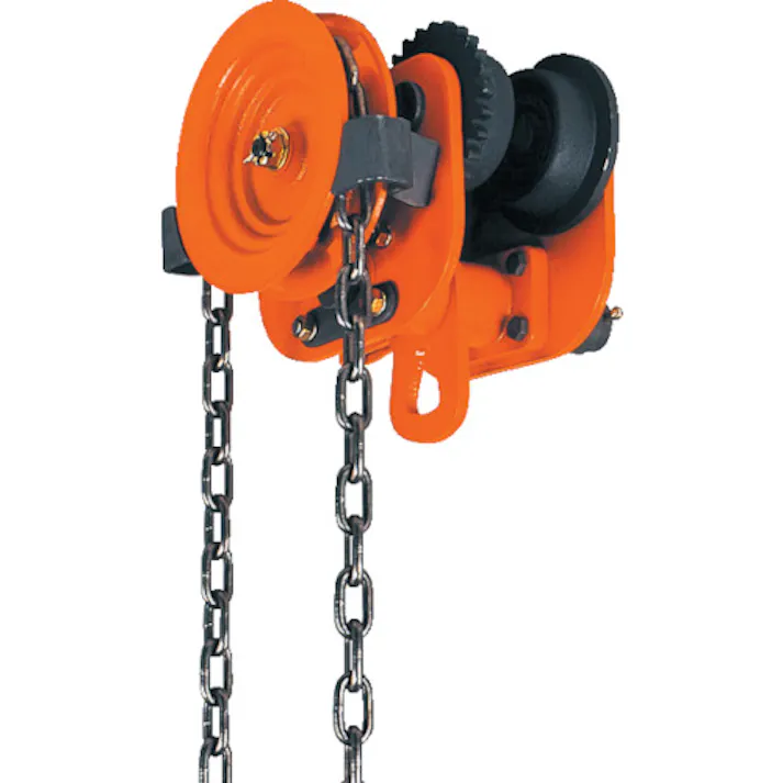 【CAINZ-DASH】象印チェンブロック 手動用ギヤードトロリ2t・3m G-02030【別送品】