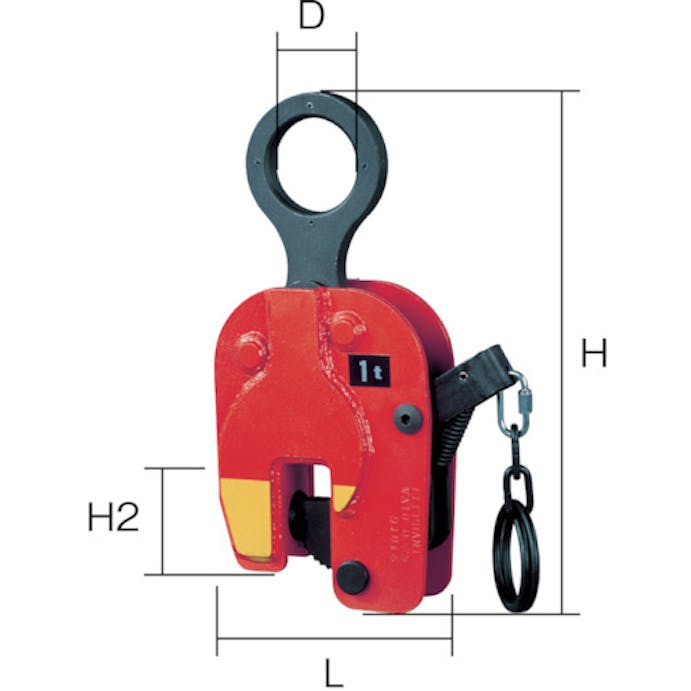 【CAINZ-DASH】象印チェンブロック 立吊クランプ０．５Ｔｏｎ VA-00500【別送品】