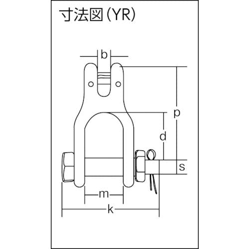 【CAINZ-DASH】象印チェンブロック チェーンスリング１００（アイタイプ）荷重４．２ｔ　線径１３ｍｍ　Ｌ２ｍ 1-MFF-YR-13【別送品】