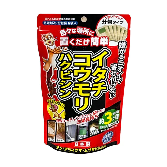 小型害獣忌避剤 屋根裏害獣ニゲール分包 6袋入